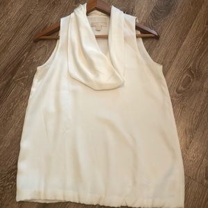 Michael Kors Silk Cowl Neck Sleeveless Blouse